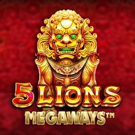 5 Lions Megaways logo by Pragmatic Play Winshark Casino