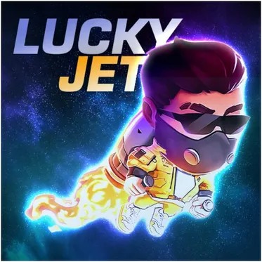 Lucky Jet online game logo by 1win Games on winsharkscasino.com