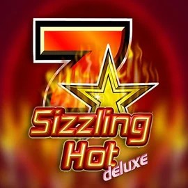 Sizzling Hot Deluxe by Novomatic, showcased at winsharkscasino.com – game logo