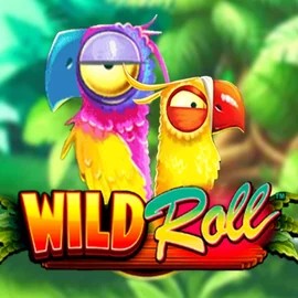 Wild Roll slot logo by Playtech at Winshark Casino